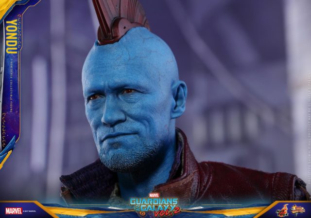 Close-Up of Hot Toys Yondu Michael Rooker Head Sculpt Likeness