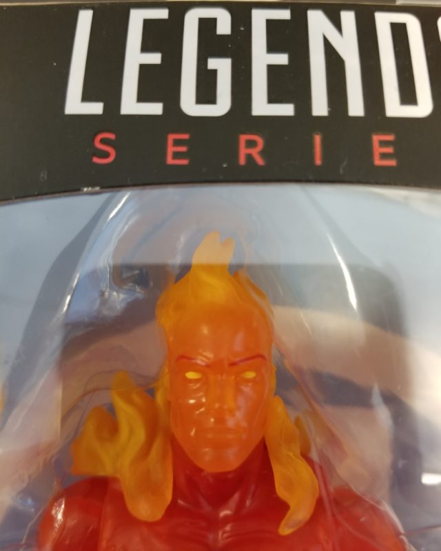 Fantastic Four Legends Human Torch Figure Six Inch Head Walgreens Exclusive