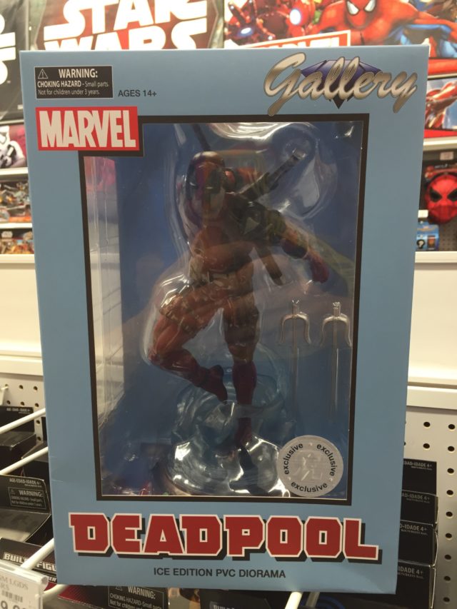 Marvel Gallery Deadpool Ice Edition Statue Packaged