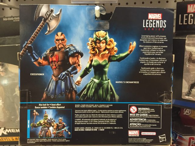 Marvel Legends Two-Pack Enchantress and Skurge the Executioner