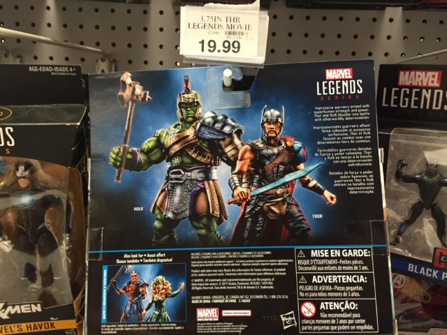 Marvel Legends Gladiator Hulk and Thor 4" Figures Pack