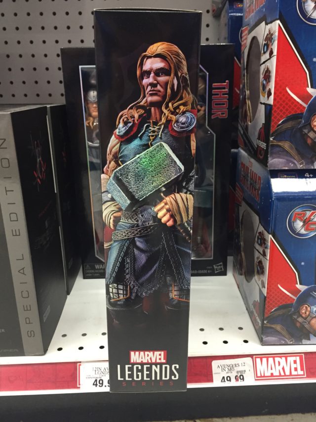 Box Side 12 Inch Marvel Legends Thor Figure