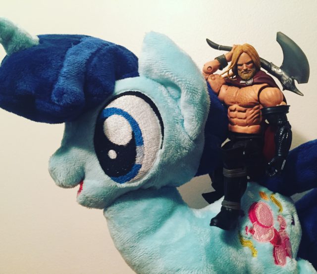 Marvel Legends Odinson Thor Riding My Little Pony Party Favor