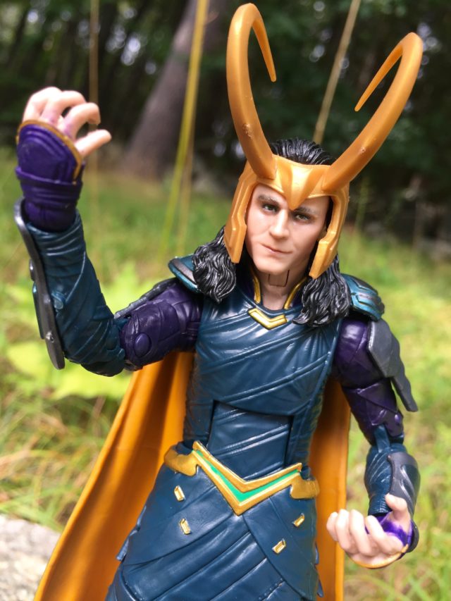 Marvel Legends 2017 Loki Figure Wearing Crown Helmet