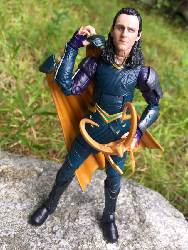 Loki Marvel Legends Thor Ragnarok Six Inch Figure with Cape Off