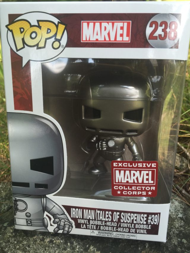 Funko Marvel POP 238 First Appearance Iron Man in Box