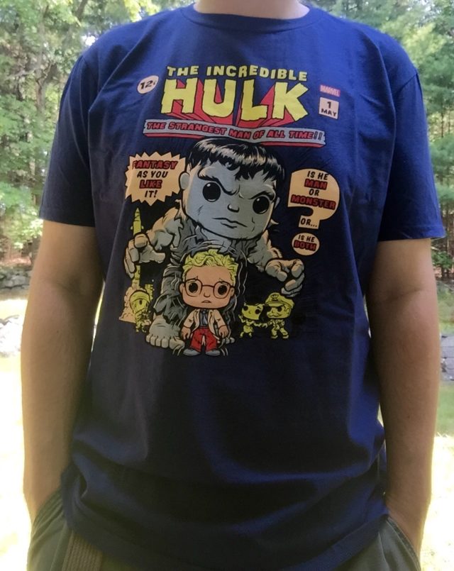 August 2017 Marvel Collector Corps POP Tees Hulk Shirt