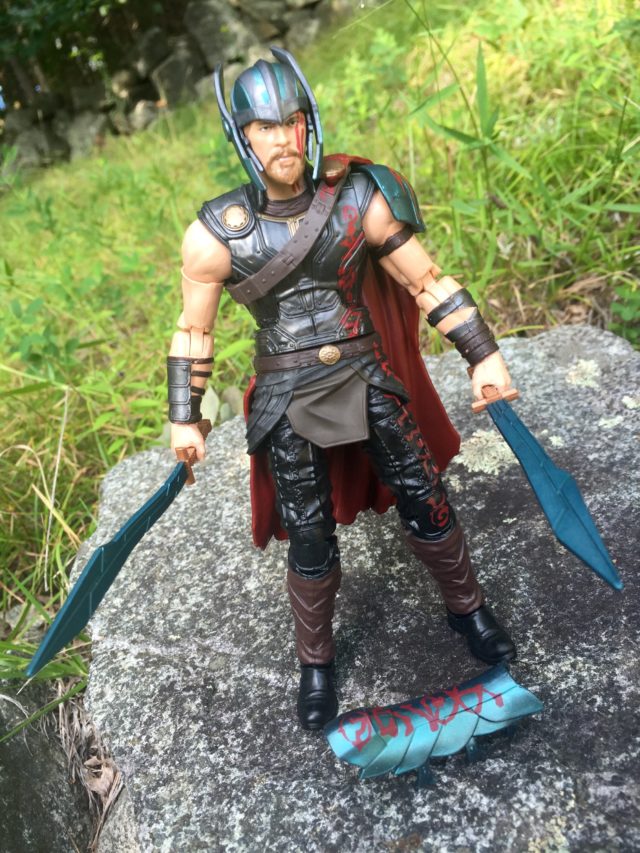 Removable Leg Armor from Hasbro Gladiator Thor 6" Figure