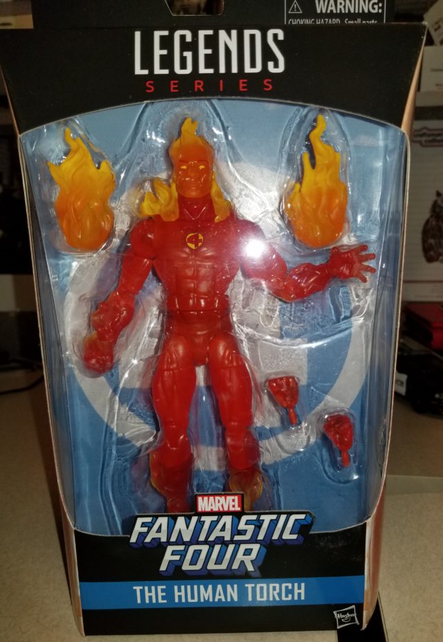 Marvel Legends Human Torch Exclusive Packaged