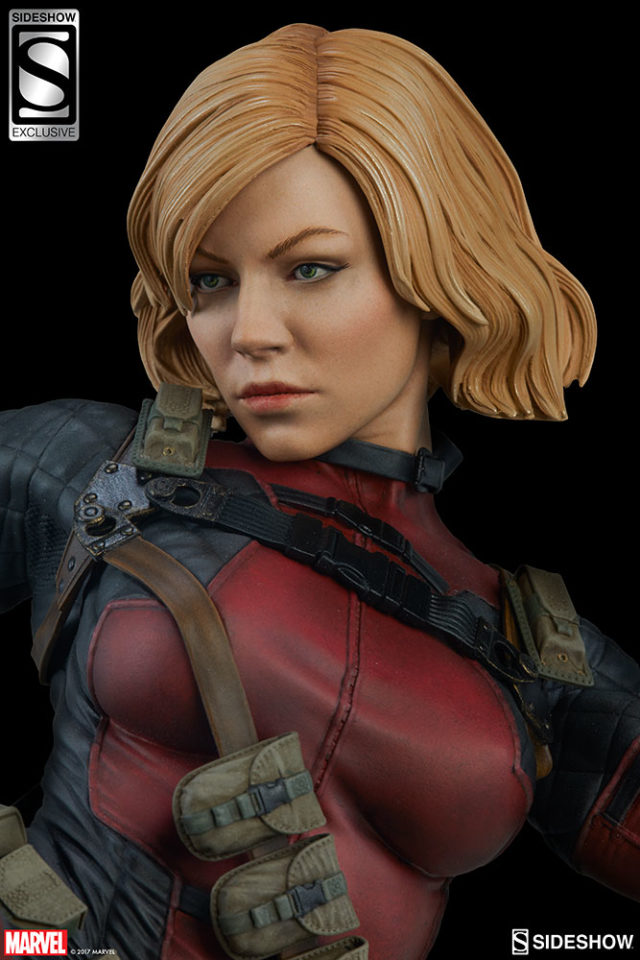 Sideshow Lady Deadpool Exclusive Unmasked Head
