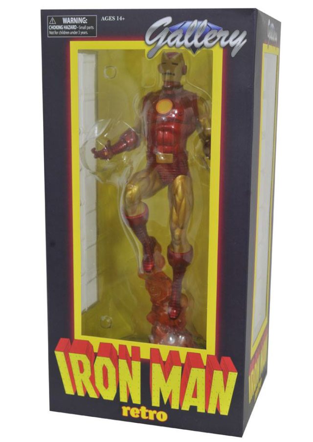 Toys R Us Exclusive Iron Man Retro Version Marvel Gallery Statue