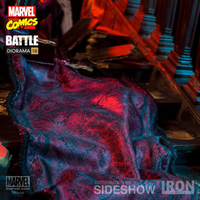 Cloth Carpeting on Wolverine vs Juggernaut Iron Studios Statue