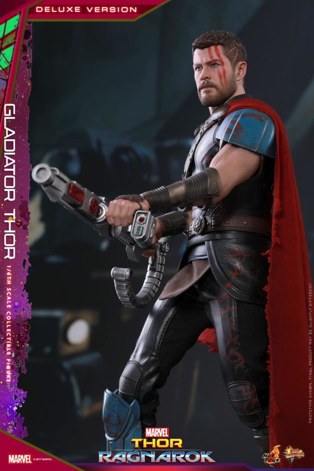 Gladiator Thor Hot Toys With Sakaar Rifle Gun