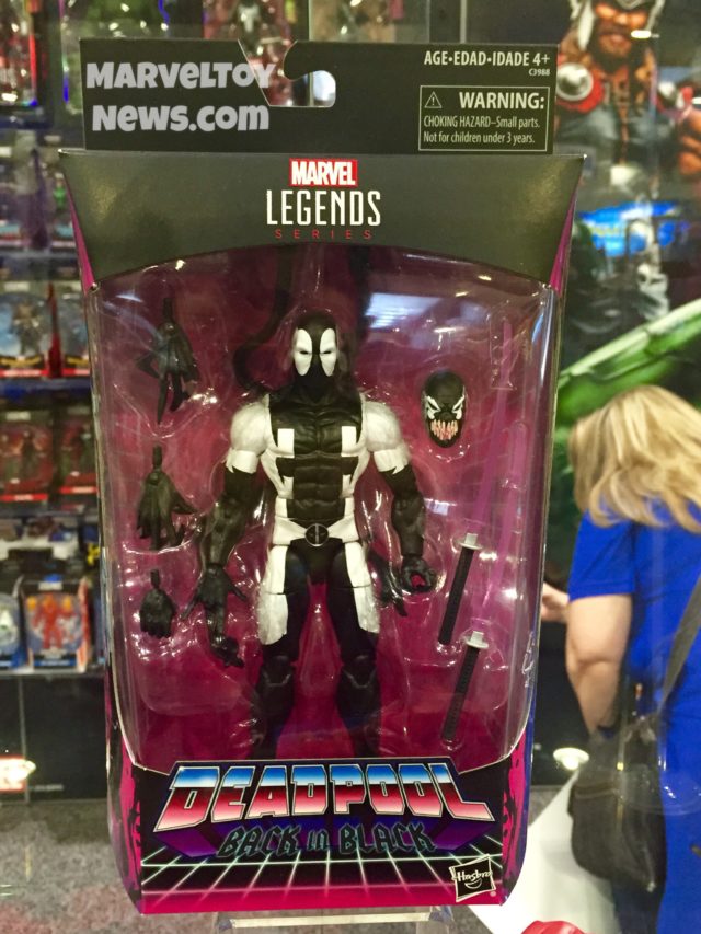 Back in Black Deadpool Marvel Legends Figure Packaged