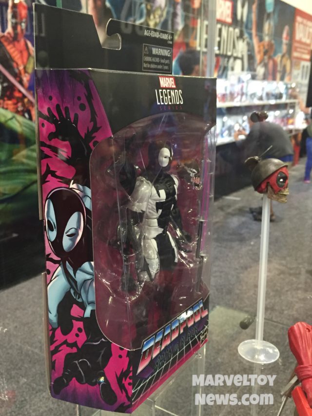 Gamestop Exclusive Marvel Legends Back in Black Deadpool Side Art