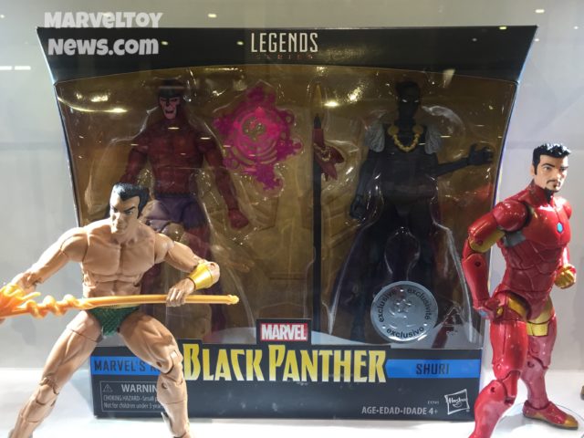 Toys R Us Exclusive Black Panther 2-Pack Marvel Legends Klaw Shuri