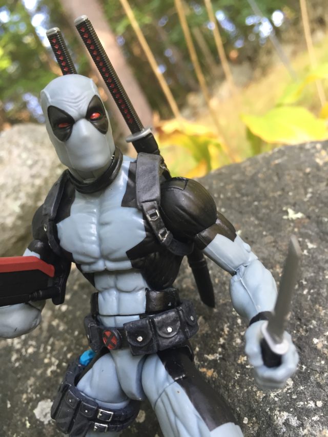 Close-Up of X-Force Deadpool Hascon Marvel Legends Exclusive