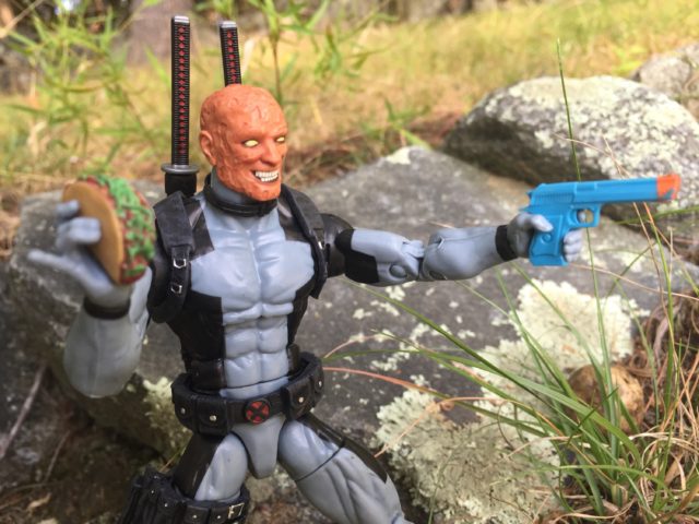 Unmasked Head Deadpool Wade Wilson X-Force Costume Hasbro