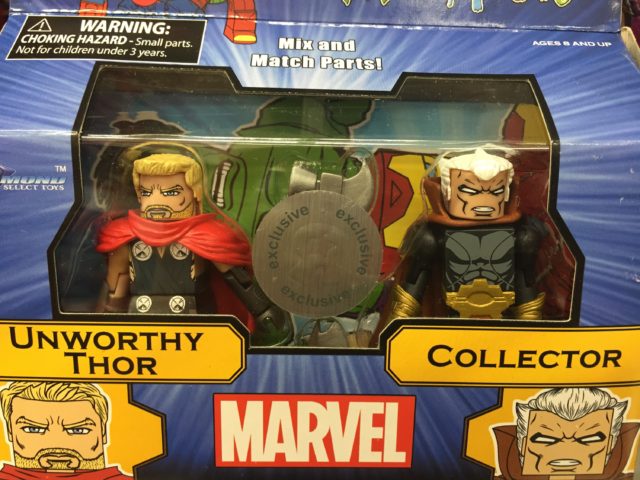 Marvel Minimates Unworthy Thor & The Collector Packaged