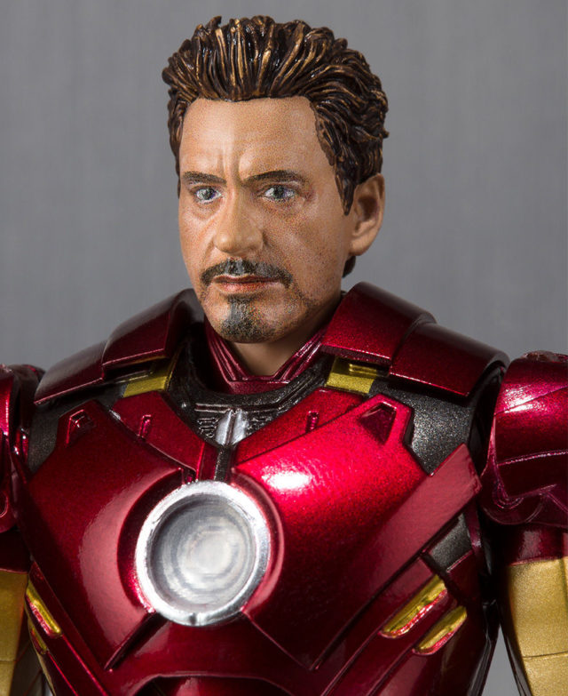 SH Figuarts Iron Man Mark IV Tony Stark Unmasked Head