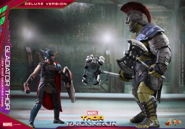 Size Comparison Hot Toys Gladiator Thor vs. Gladiator Hulk