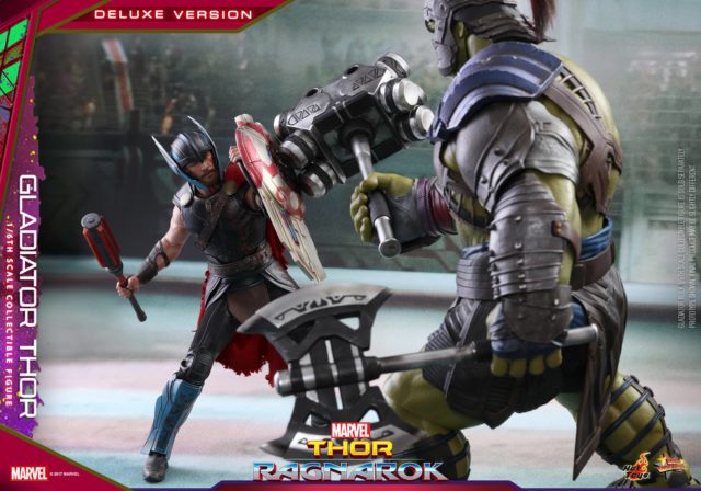 Thor Ragnarok Hot Toys Thor vs Hulk Gladiator Arena Sixth Scale Figures