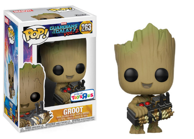 Toys R Us Exclusive Funko Baby Groot with Button POP Vinyl NYCC 2017