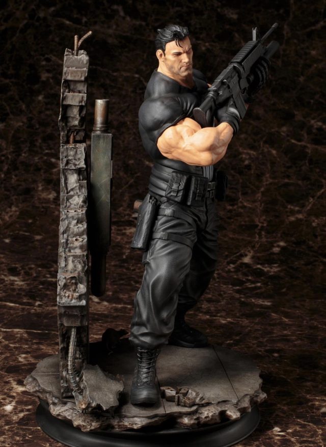 Side View of Koto Punisher Fine Arts Statue