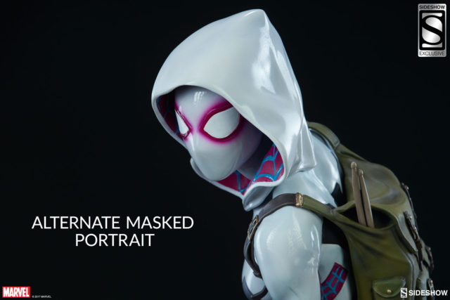 Alternate Masked Head for Spider-Gwen Sideshow Statue Spider-Verse