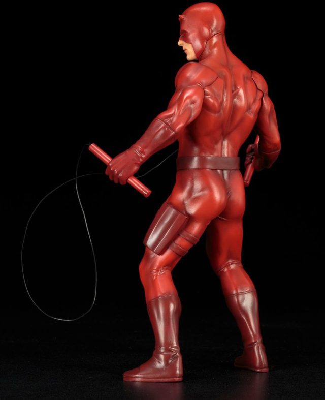 Back of Red Daredevil Statue Kotobukiya ARTFX