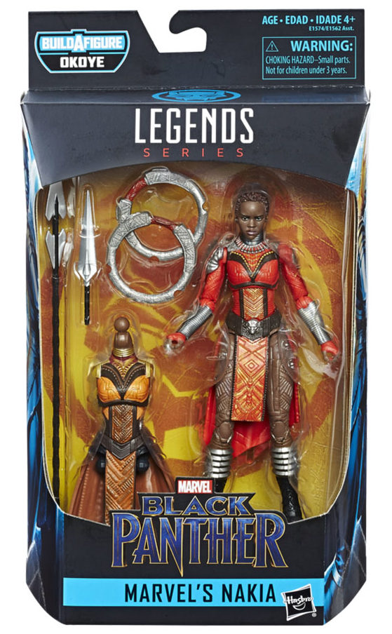 Black Panther Legends Nakia Figure Packaged