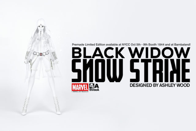 Black Widow Snow Strike Exclusive ThreeA Toys Bambaland 2017 NYCC