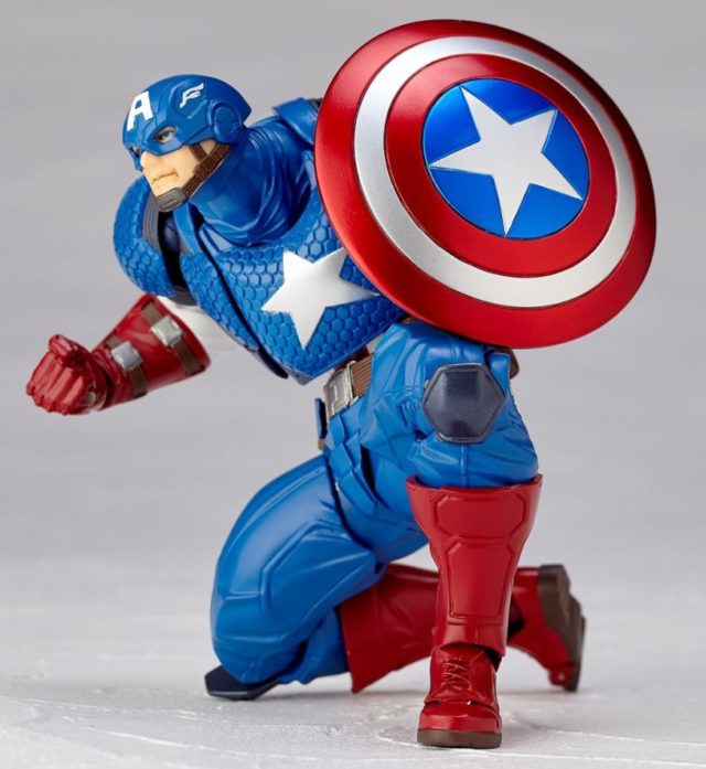 Captain America Revoltech in Crouching Pose