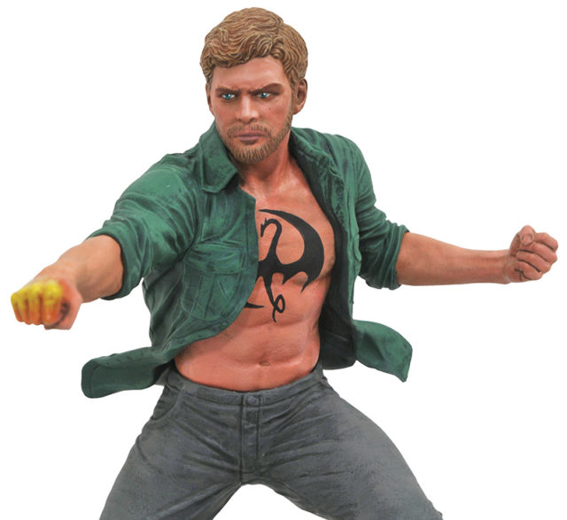 Close-Up of Iron Fist Marvel Gallery Netflix PVC Figure