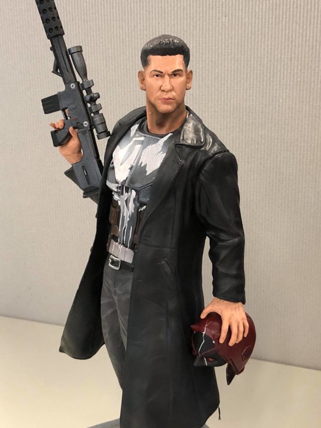 Close-Up of Marvel Gallery Netflix Punisher Statue