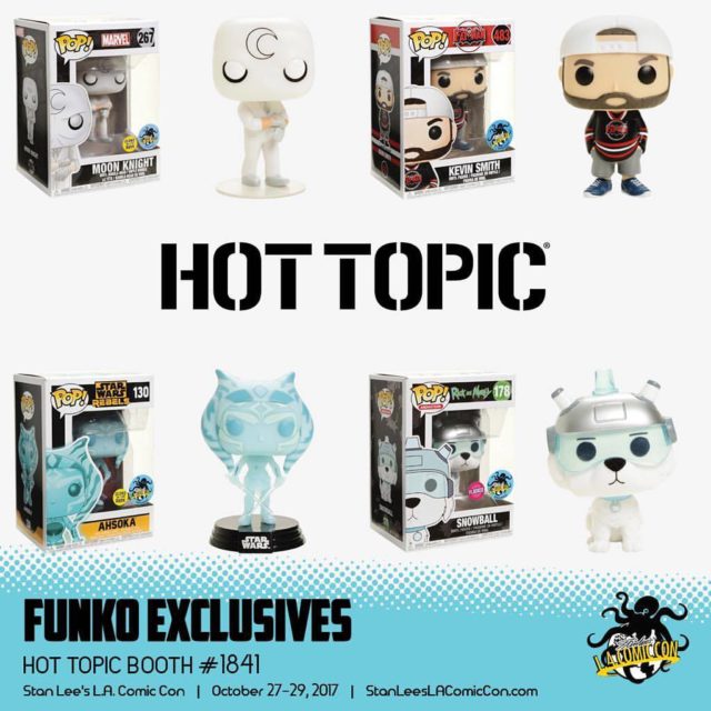 Funko Exclusives Stan Lee Comikaze 2017 Hot Topic Booth