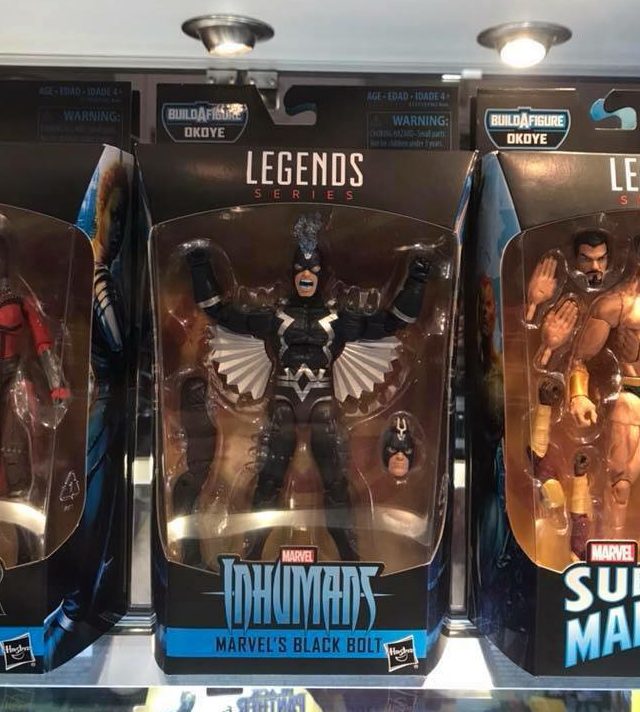 Marvel Legends 2018 Black Bolt Packaged