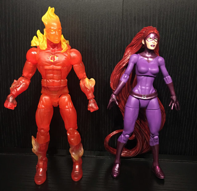 Marvel Legends Exclusives Human Torch and Medusa Figures