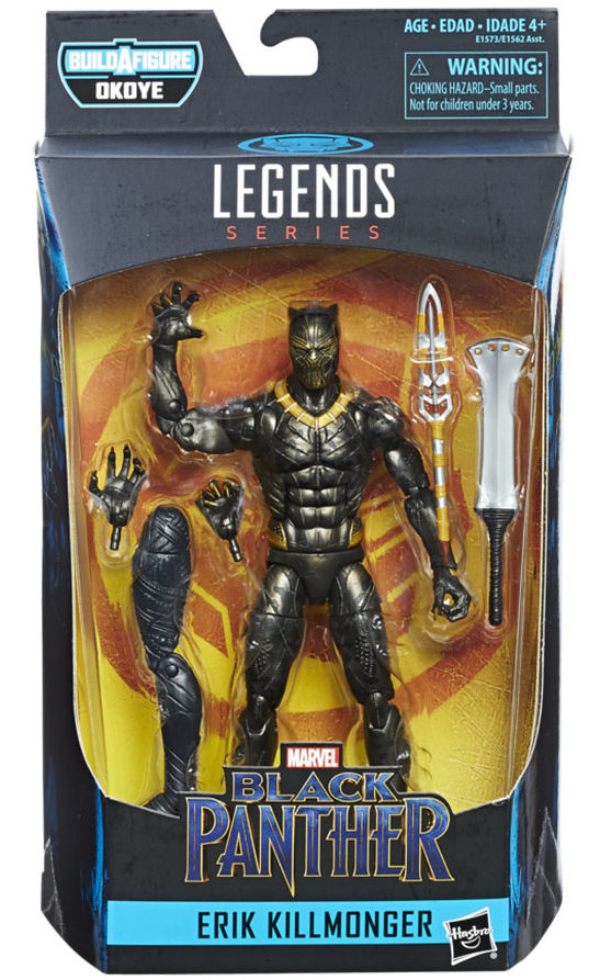 Marvel Legends Killmonger Figure Packaged Black Panther