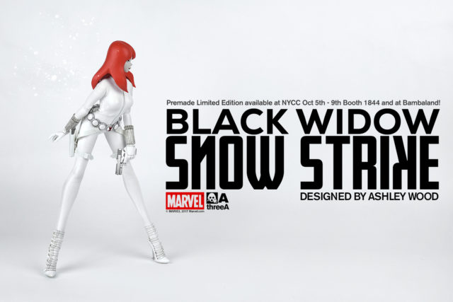 NYCC 3A Snow Strike Black Widow 13 Inch Figure