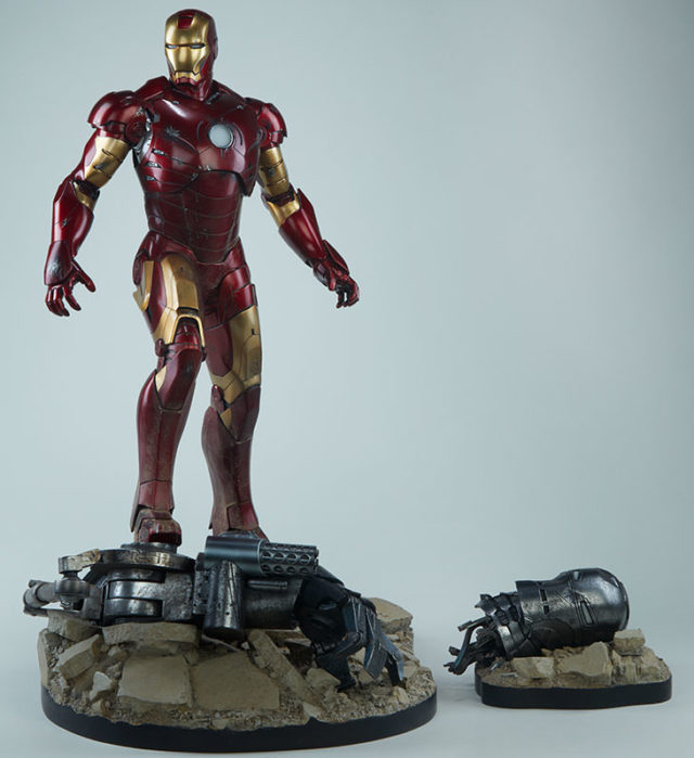 Sideshow Exclusive Iron Man Mark III Statue with Iron Monger Helmet