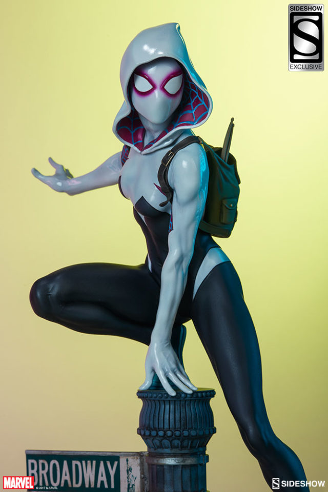 Sideshow Exclusive Spider-Gwen Statue with Masked Head