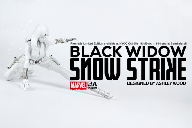 ThreeA Toys NYCC 2017 Snow Strike Black Widow Sixth Scale Figure