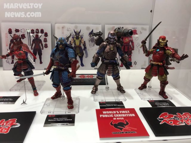 NYCC 2017 Bandai Tamashii Marvel Manga Realization Figures Display