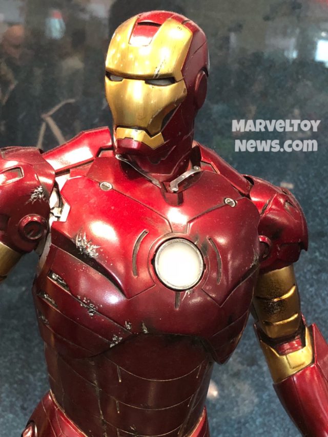 2017 NYCC Close-Up of Sideshow Mark III Iron Man Statue