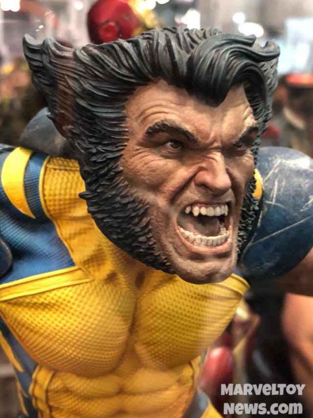 NYCC 2017 Sideshow Wolverine Unmasked Head Close-Up