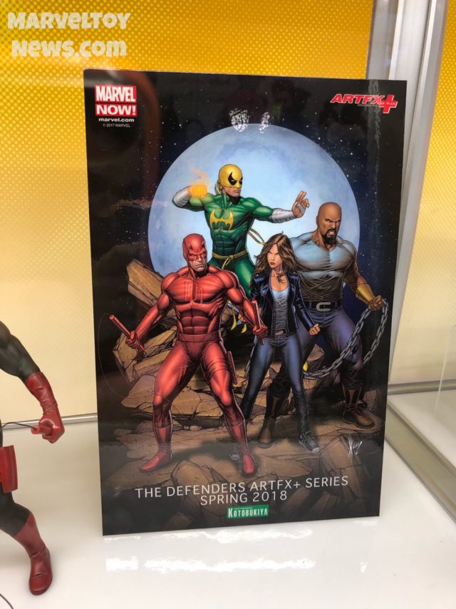 Defenders ARTFX+ Series Artwork Poster Kotobukiya