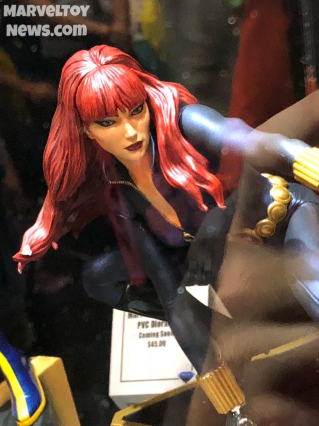 Marvel Gallery Black Widow Statue Close-Up NYCC 2017
