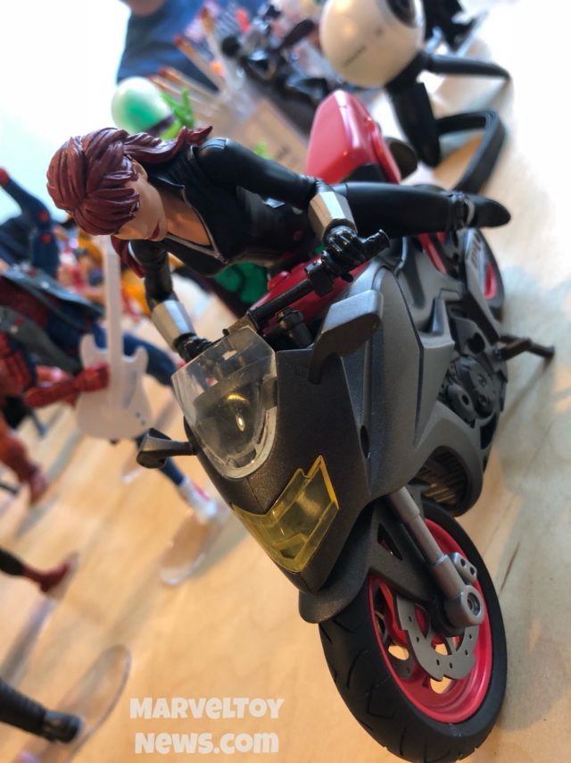 Black Widow Marvel Legends Motorcycle NYCC 2017