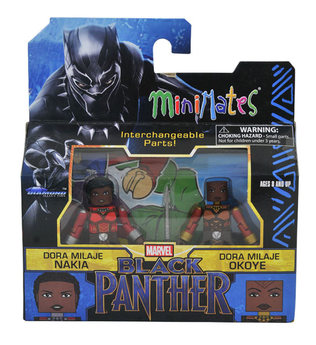 Black Panther Minimates Dora Milaje Figures Two-Pack Toys R Us Exclusive